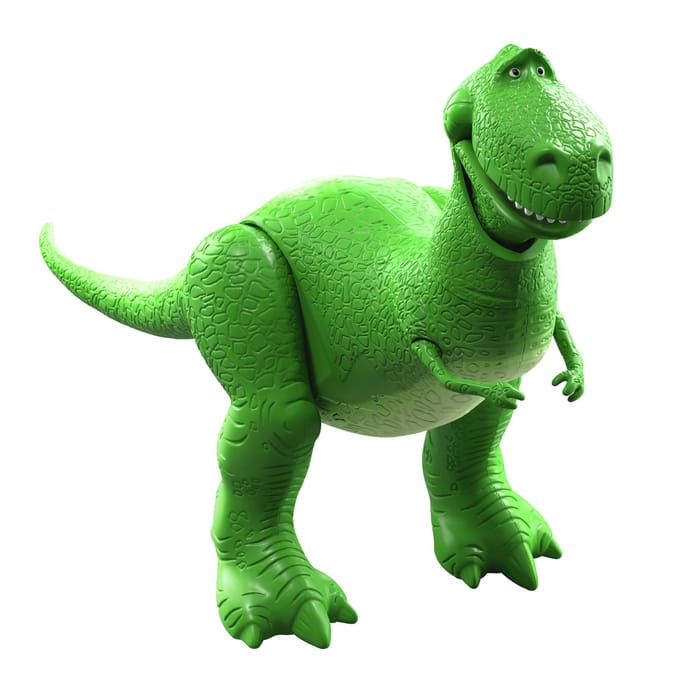 Disney en Pixar Toy Story Rex Figuur - 18,5 cm groot met 8 beweegbare gewrichten