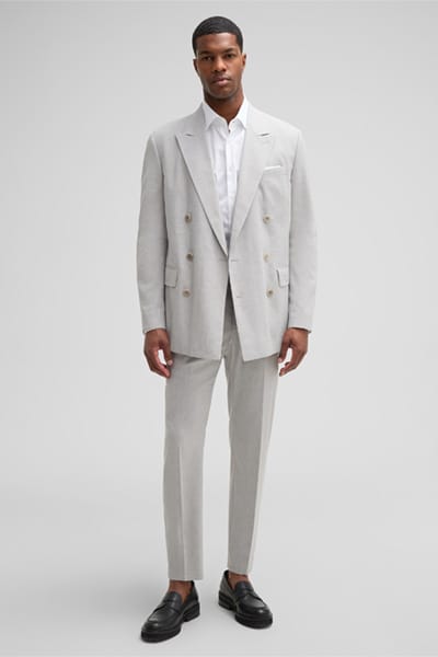 Modulaire pantalon Till, lichtgrijs