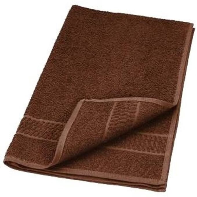 Bobtuo Katoenen Handdoek Bruin 50x85cm