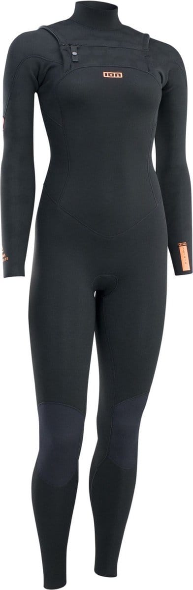Ion Element 5/4 Mm Dames Wetsuit Van Neopreen Met Lange Mouwen En Rits Op De Borst Zwart M