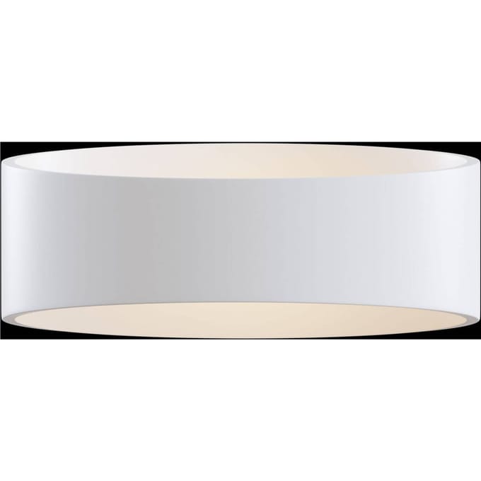 Maytoni LED wandlamp Trame, ovale vorm in wit