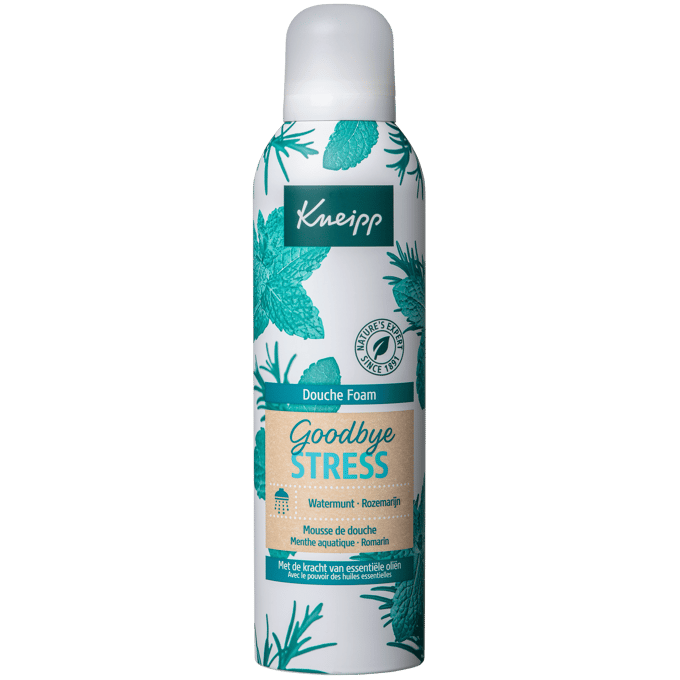 Kneipp Goodbye Stress - Douche schuim - Watermunt en Rozemarijn - 200 ml