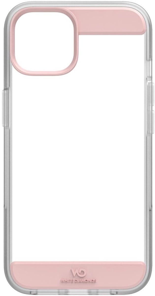 White Diamonds Air Protection Cover Voor Apple IPhone 14 Rose Gold