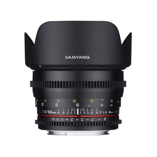 Samyang 50mm T/1.5 Video DSLR  Micro Vier Derde