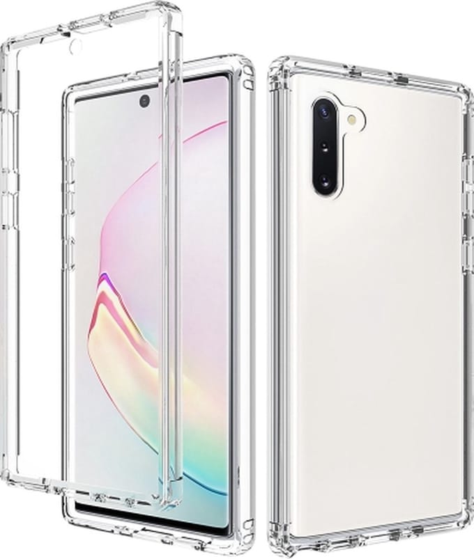 Hoesje Geschikt voor Samsung Galaxy Note 10 silicone back cover/Transparant hoesje