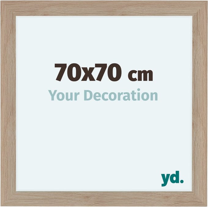 Your Decoration - Fotolijst 70x70 cm - MDF - Eiken Licht - Como