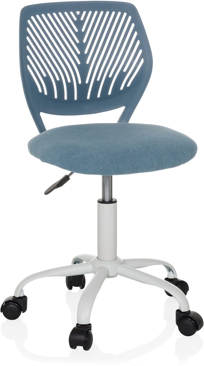 Kinderbureaustoel / kinderstoel KID QW stof blauw hjh OFFICE