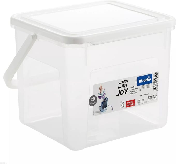 Rotho - Poedercontainer / Opberger - 4,5 L - Transparant