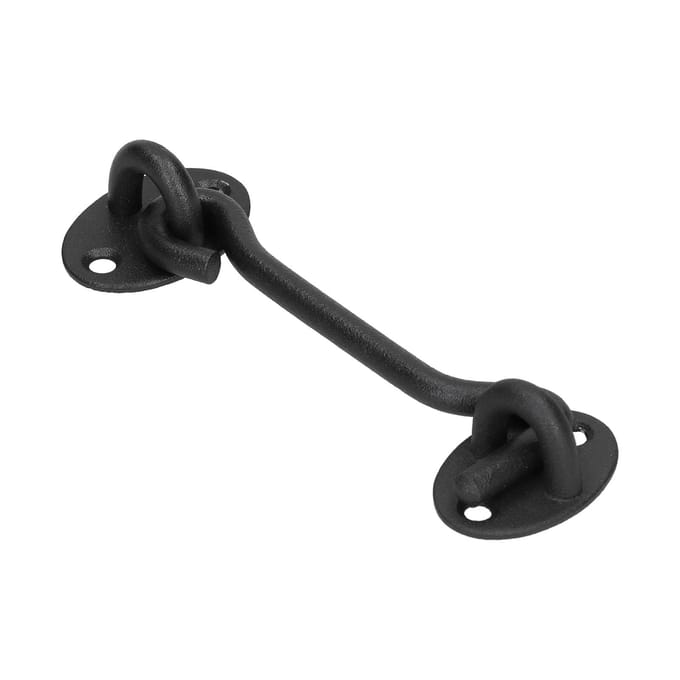 Schuurdeurslot RVS Schuifdeur Poort Grendel Kit Hardware Accessoire Zwart