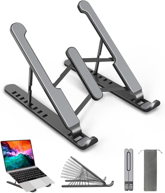 VELTRR® Laptop Standaard - Laptop Stand - Verhoging - Zwart