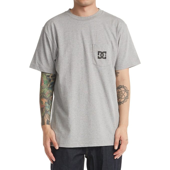 DC Star Pocket T-Shirt grijs