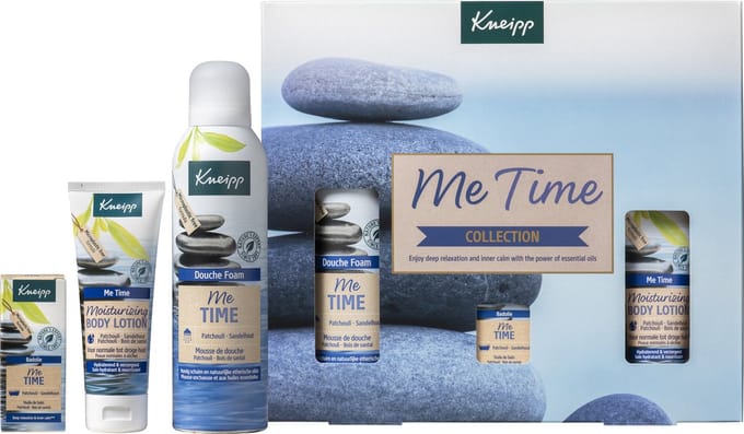 Kneipp Me-Time Geschenkset - Patchouli en sandelhout - Inhoud: 200 ml + 20 ml + 75 ml