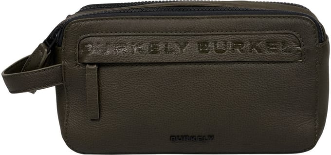 Burkely Minimal Mason Toiletry Bag - Toilettas - Volwassenen - Groen