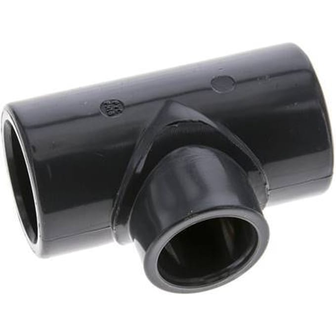 PVC Verloopstuk T-fitting Lijmmof 32 tot 25mm [2 stuks]