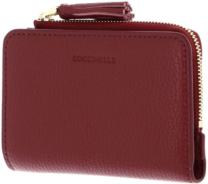 COCCINELLE Leren portemonnee Tassel Wallet Ribes (rood)paars