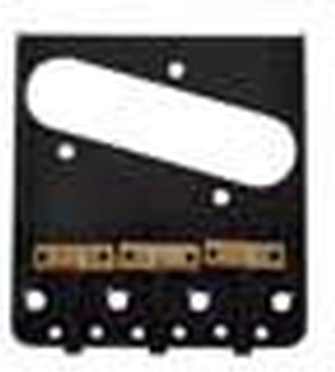 Wilkinson B-WTB-B Brug-Staartstuk Teaser met Messing Zadels - Zwart