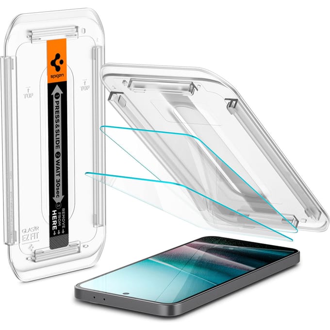 Screenprotector met montage frame geschikt voor Samsung Galaxy A36 - 2 Pack - Spigen