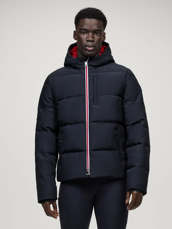 Tommy Hilfiger FW25 Heren Puffer Jas Clinton-S Desert Sky