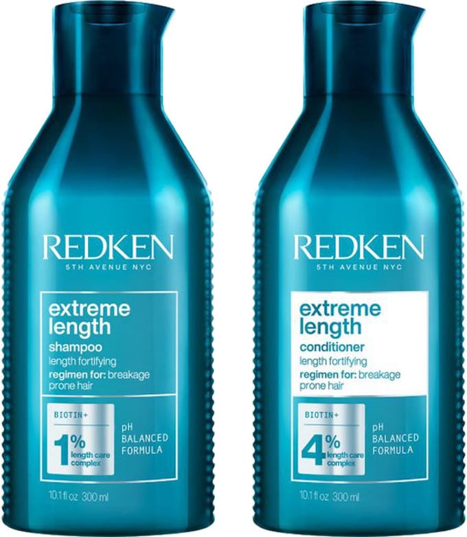Redken Extreme Length Shampoo & Conditioner - 300 ml | Extra voordelig duo
