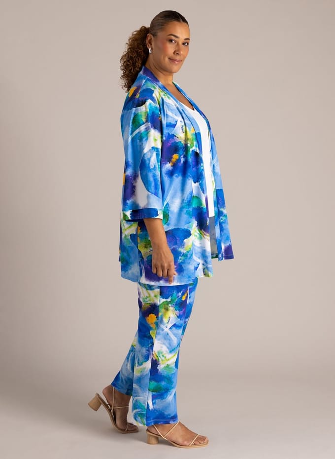 COLLETTA Maya Bottoms - Blue/Multi-Colour - maat 2(50)