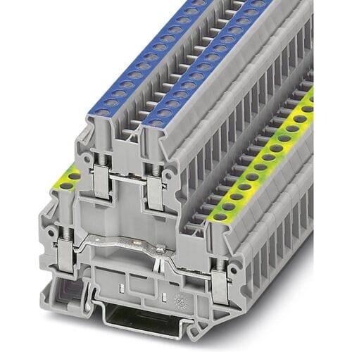 Phoenix Contact 3046731 Doorgangsserieklem 5.2 mm Schroeven Grijs 50 stuk(s)