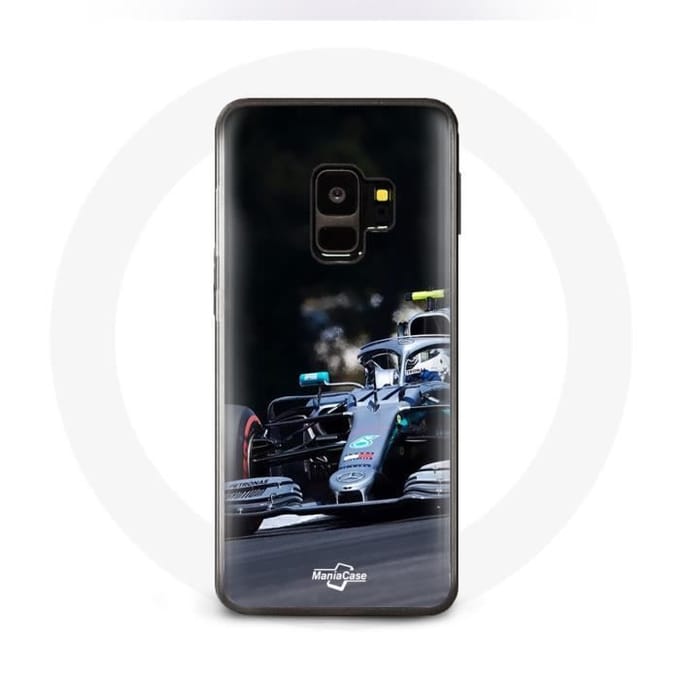 Case voor Samsung Galaxy S9 Plus Formule 1 Valtteri Bottas F1 Racing Driver Zwart