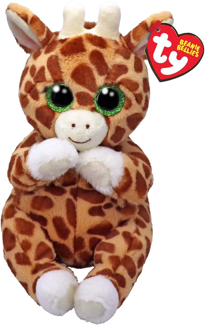 TY Beanie Babies Bellies Knuffel Giraffe Tippi 15 cm