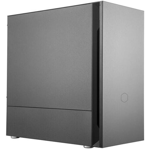 Cooler Master Silencio S400 Midi-tower PC-behuizing Zwart 2 voorgeïnstalleerde ventilators, Stoffilter, Geluidsdemping