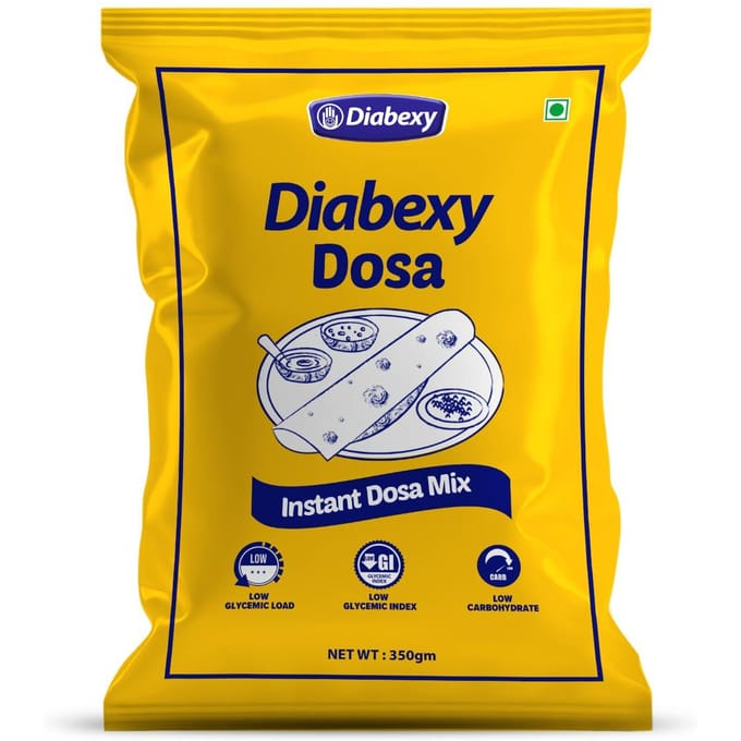 Diabexy Dosa, Suikercontrole Instant Dosa Mix - 350 gram yellow