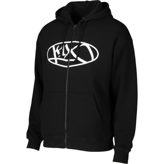 K1x Badge Jas Met Capuchon Zwart