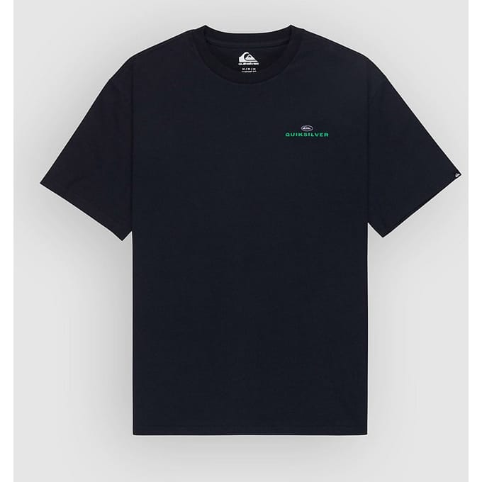 Quiksilver Upside Down T-shirt Met Korte Mouwen Zwart S Man
