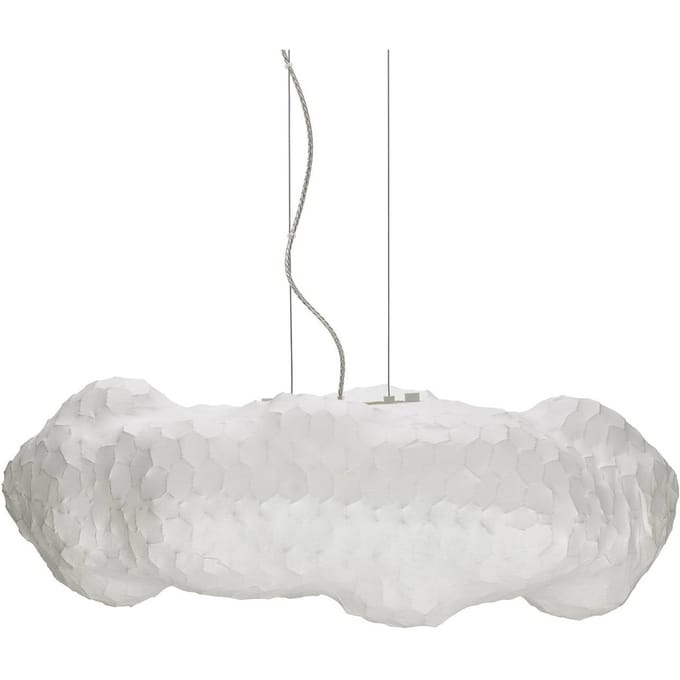 By Rydéns hanglamp Nuevo, wit, polyresin, metaal, E27