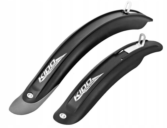 Simpla Kido SDS 20" Fietsspatborden Voor/Achter Grijs