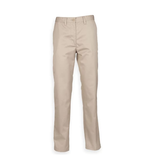 Katoenen chino broek voor dames Henbury
