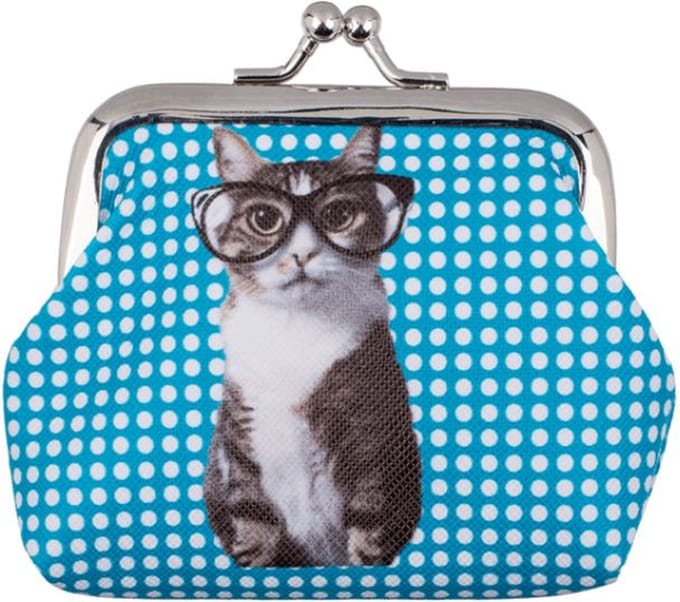 portemonnee Kat Poes Blauw kinderen PVC