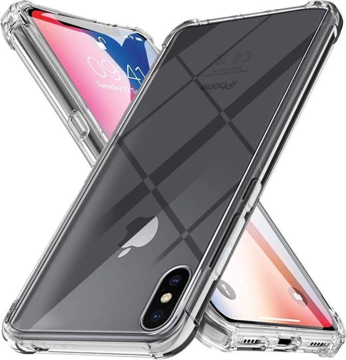 Hoesje Geschikt voor: iPhone XR - Anti -Shock Silicone - Transparant