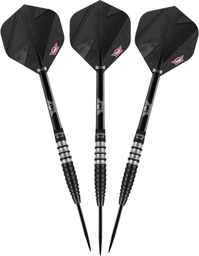 Bull's Lightning Black - Dartpijlen 90% Tungsten - 21 gram