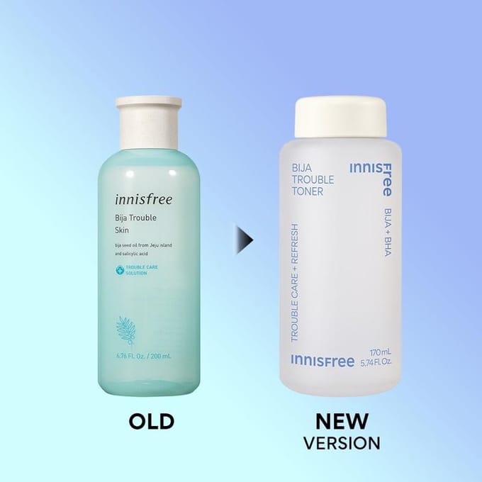 Innisfree Bija BHA Trouble Toner Poriënverzorging & Acne Verzachtend 170ml white