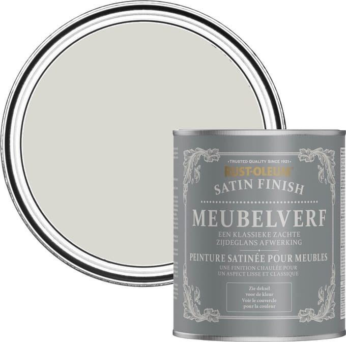 Rust-Oleum Grijs Meubelverf Zijdeglans - Mokka 750ml