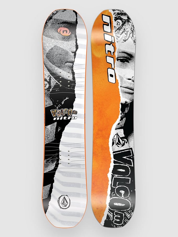 Nitro X Volcom Ripper Kids 2026 Kids Snowboard patroon