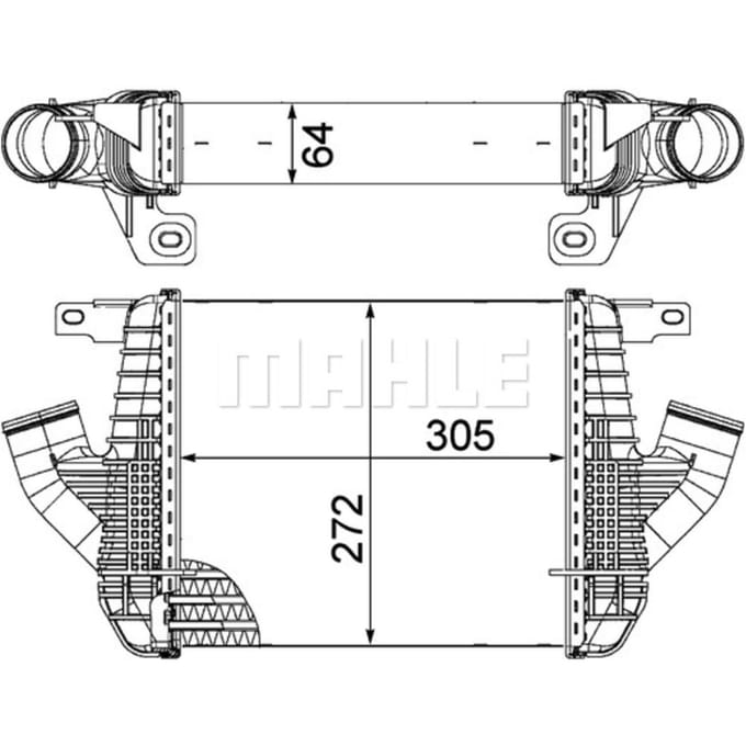 Intercooler MAHLE CI 237 000P