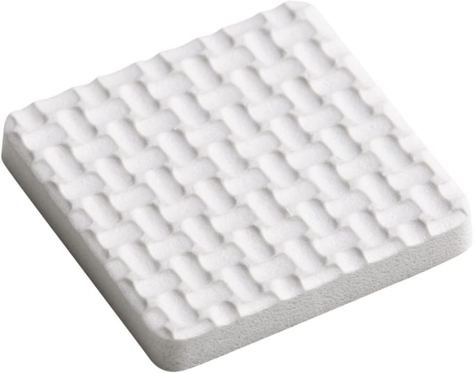 BESCHERMBLOKJE ZELFKLEVEND 28X28MM WIT 9 STUKS