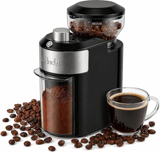 Solidchoice - Elektrische Koffiemolen met 28 Instellingen