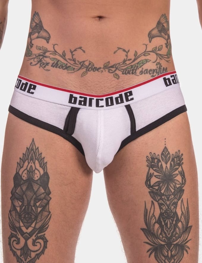 Barcode Berlin Kai Brief White - MAAT XL - Heren Ondergoed - Slip voor Man - Mannen Brief