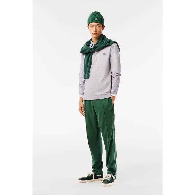Lacoste Long Sleeve Polo Silver Chine Größe: S | Poloshirts Outlet | Herren | Grau