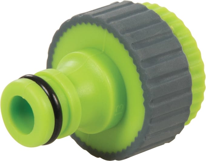 Silverline Softgrip kraankoppeling - vorstbestendig - 1/2" en 3/4" - mannelijk