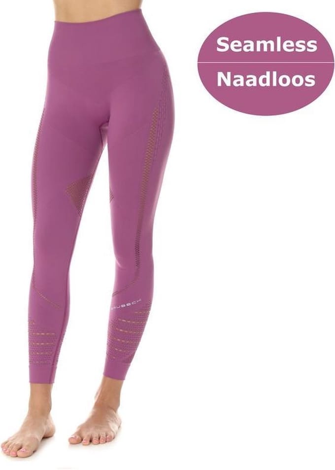 Brubeck Sportlegging Seamless GYM Dames - Functioneel Elegant en Stijlvol - Heather Pink L