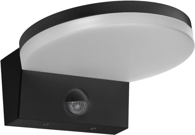 GTB® Buitenlamp Dag Nacht Sensor - Buitenlamp met Bewegingssensor - Buitenlamp - Zwart - 19cm x 18cm x 8cm