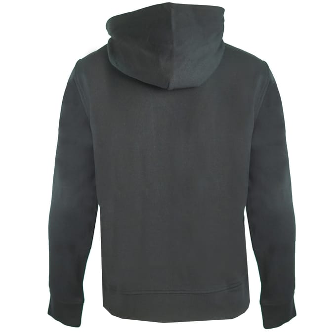Emporio Armani zwarte hoodie met groot adelaarslogo