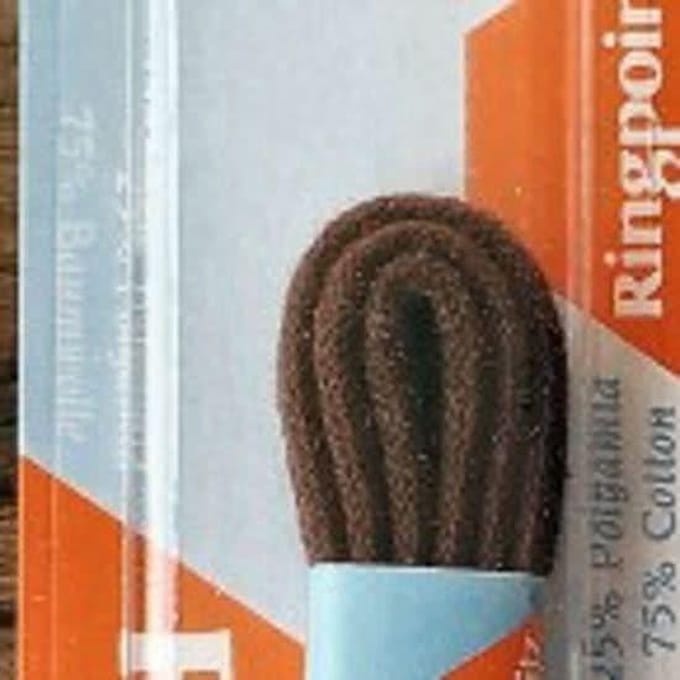 Ringpoint Type 80 Ronde Schoenveters Lichtbruin 45 cm x 2,5 mm – 1 Paar